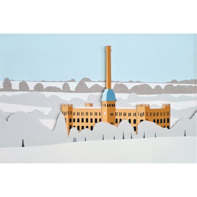 Bliss Mill in the Snow